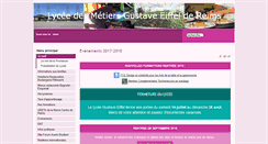 Desktop Screenshot of lyceegeiffel-reims.fr